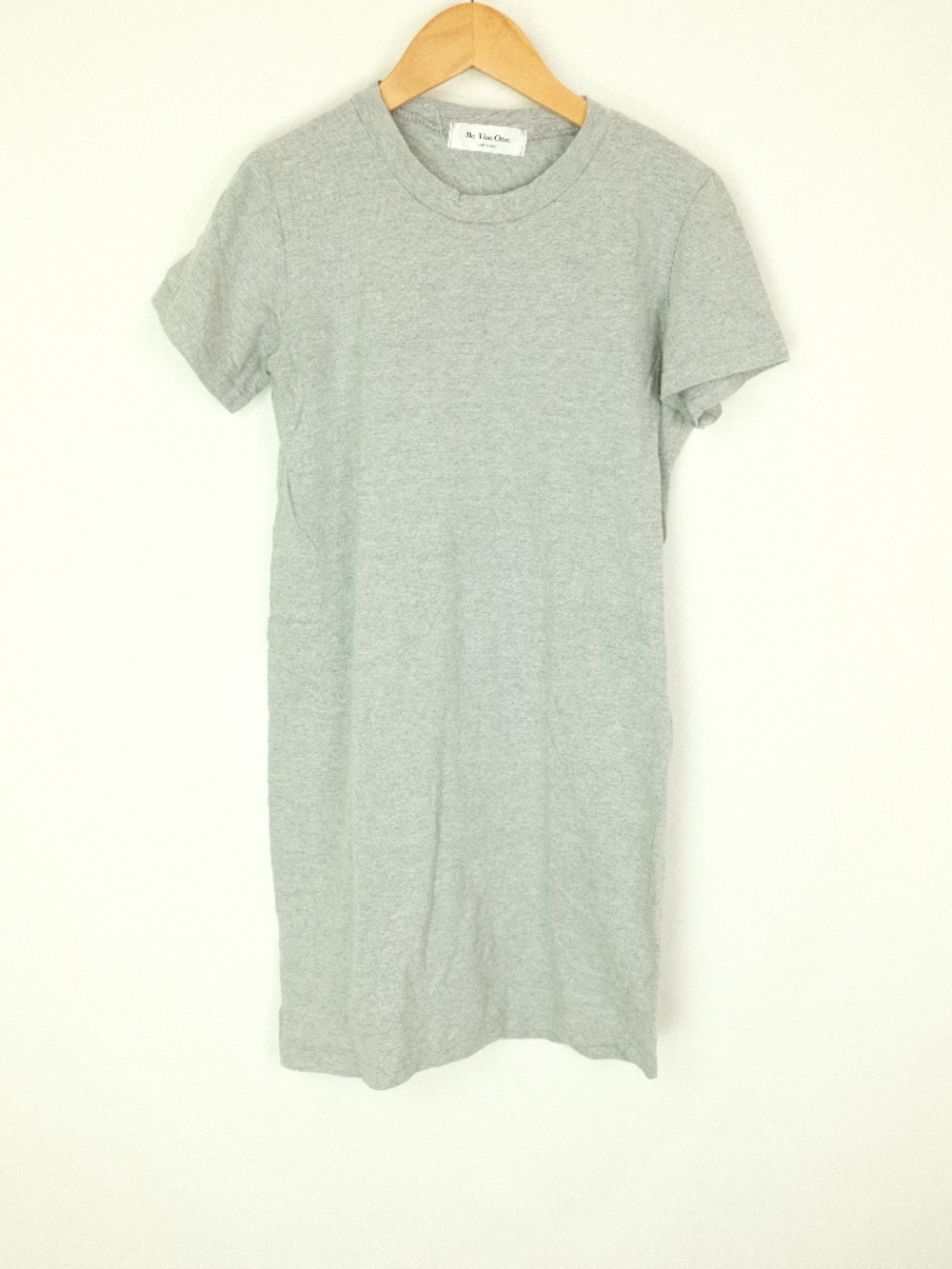 Simple Gray T-Shirt Dress
